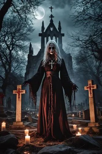 gothic woman,dark gothic mood,angel of death,vampire woman,gothic portrait,gothic fashion,vampire lady,haunted cathedral,gothic style,blood church,burial ground,dance of death,dead bride,gothic,old graveyard,cemetary,graveyard,grave light,mortuary temple,halloween scene,Conceptual Art,Daily,Daily 03