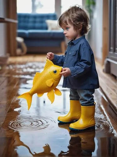 galoshes,rubber boots,gumboots,toddler walking by the water,gumboot,wellies,rubber ducks,rubber duckie,flooded,rubber duck,overshoes,pallet doctor fish,waterlogging,puddles,floods,floodwater,waterproofing,floodings,unclog,ponding,Art,Classical Oil Painting,Classical Oil Painting 12