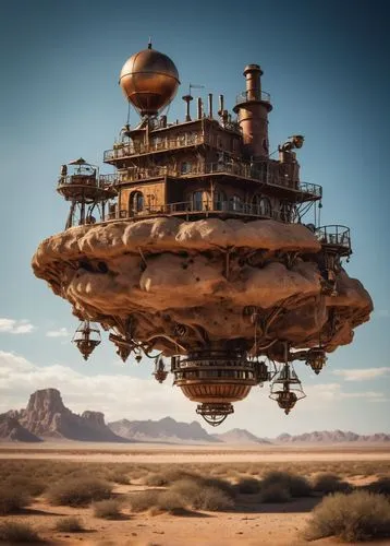 technosphere,steampunk,wastelands,airships,technodrome,gas planet,mothership,flying saucer,airship,deltha,futuristic landscape,skyship,barsoom,alien ship,arcology,science fiction,interplanetary,planetology,burning man,sci fi,Photography,General,Cinematic