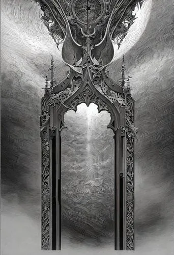 art nouveau frame,art nouveau frames,portal,frame illustration,iron door,iron gate,throne,the throne,openwork frame,metal gate,mirror frame,decorative frame,tabernacle,heaven gate,sepulchre,crucifix,mirror of souls,church door,gates,doorway,Art sketch,Art sketch,Fantasy