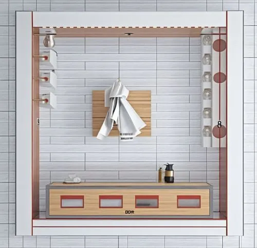 tile kitchen,modern minimalist bathroom,kitchen design,kitchen shop,wooden mockup,cuttingboard,luxury bathroom,spa items,barber shop,laundress,kitchenette,clothespins,barber beauty shop,kitchen interior,dumbwaiter,wooden shelf,bathroom,pegboard,japanese-style room,kitchen,Photography,General,Realistic