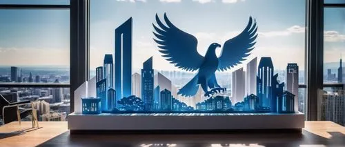 ravenclaw,lexcorp,oscorp,uniphoenix,arryn,birds blue cut glass,megacorporation,dauntless,sky city,display case,skycraper,stadium falcon,phoenixes,glass wall,powerglass,imperial eagle,rahxephon,orthanc,birds of prey-night,display window,Unique,Paper Cuts,Paper Cuts 10