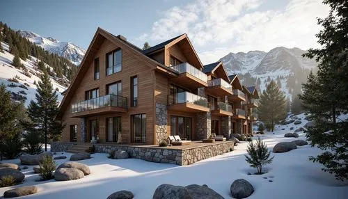 house in the mountains,house in mountains,chalet,alpine style,3d rendering,mountain hut,aprica,alpine village,the cabin in the mountains,verbier,mountain huts,courmayeur,revit,ski resort,norquay,timber house,mountain settlement,avoriaz,render,cervinia