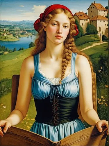 dossi,botticelli,perugino,girl with bread-and-butter,hildebrandt,perugini,woman with ice-cream,girl on the river,cavatina,young woman,girl at the computer,girl picking apples,guccione,woman holding pie,melozzo,principessa,ariadne,woman eating apple,woman drinking coffee,emile vernon,Art,Classical Oil Painting,Classical Oil Painting 04