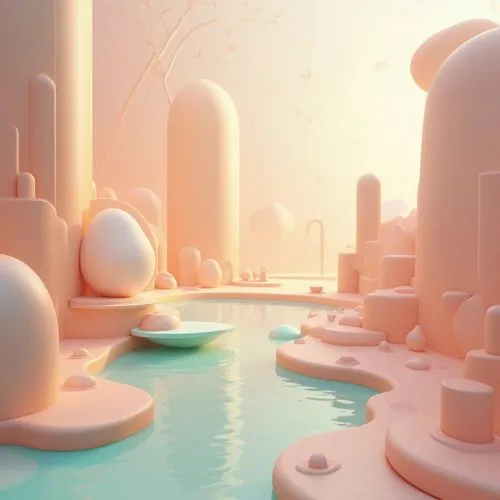 futuristic landscape,3d render,3d fantasy,fantasy city,virtual landscape,volumetric,fantasy landscape,candyland,cinema 4d,environments,mushroom landscape,3d rendered,dreamlands,render,kingdoms,fantasy world,igloos,ice landscape,material test,realm,Photography,General,Realistic