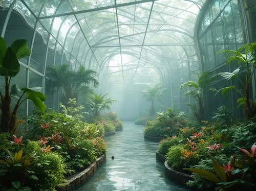 winter garden,greenhouse,conservatory,rainforest,greenhouses,rain forest,palm house,glasshouse,wintergarden,tropical jungle,atriums,biodome,tropical forest,the palm house,greenhouse cover,rainforests,flower dome,greenhouse effect,philodendrons,amazonica,Photography,General,Realistic