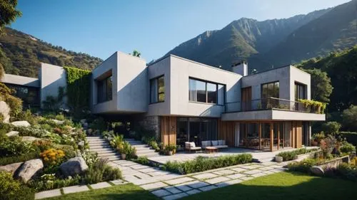 modern house,cubic house,house in the mountains,house in mountains,modern architecture,beautiful home,Photography,General,Sci-Fi