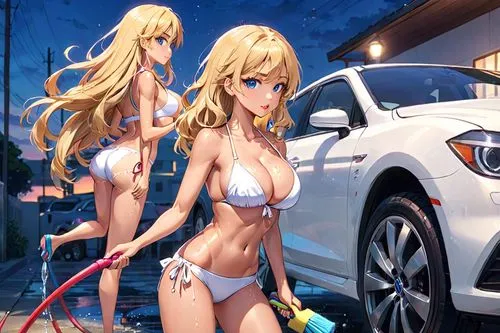 washing car,car wash,carwash,car cleaning,carwashes,wash a car,girl washes the car,car care,brz,pumping gas,cleaning car,heavy object,sti,suzukis,vert,nissans,dunois,mitsubishis,vitz,car repair,Anime,Anime,Realistic