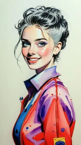 jubilee,fashion vector,jasinski,pacitti,illustrator,bjork,Illustration,American Style,American Style 11