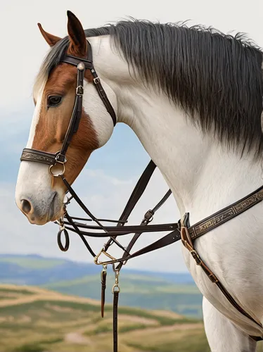 horse harness,draft horse,horse tack,bridle,clydesdale,shire horse,gypsy horse,a white horse,quarterhorse,arabian horse,endurance riding,irish cob,gelding,andalusians,horse grooming,horsemanship,mustang horse,equine,cart horse,belgian horse,Conceptual Art,Fantasy,Fantasy 23