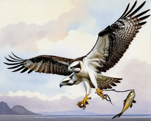 falconiformes,eagle illustration,giant sea eagle,sea eagle,steller's sea eagle,parabuteo unicinctus,haliaeetus leucocephalus,sea head eagle,haliaeetus pelagicus,haliaeetus vocifer,of prey eagle,eagle drawing,sea hawk,african fishing eagle,mountain hawk eagle,steppe eagle,fish eagle,falco peregrinus,osprey,reconstruction,Illustration,Realistic Fantasy,Realistic Fantasy 06