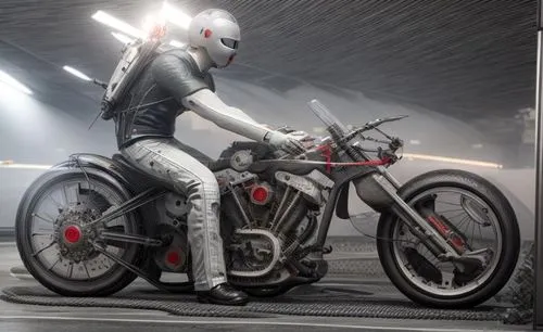 a person that is sitting on a motorcycle,electric motorcycle,cyclecars,bikes,bottecchia,bmxer,super bike,Product Design,Vehicle Design,Engineering Vehicle,Sci-Fi Style