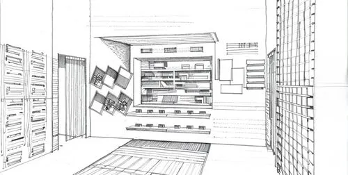 pantry,shelves,shelving,walk-in closet,pharmacy,kitchen shop,storage cabinet,storage,cabinetry,cabinets,convenience store,store,multistoreyed,shoe cabinet,cupboard,china cabinet,bookshelves,storage medium,food storage,the server room,Design Sketch,Design Sketch,Fine Line Art