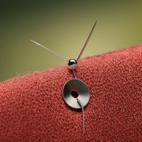 darning needle,sewing needle,thumbtack,insect ball,capacitor,pin cushion,sewing button,inductor,thermistors,inductors,seven-dot ladybug,microelectrodes,microelectromechanical,photodiode,intersputnik,potentiometer,pincushion,field drum,microelectrode,sporophyte,Photography,General,Realistic