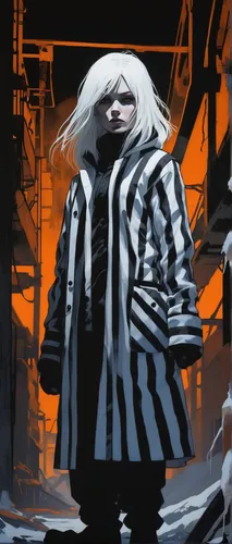 prisoner,a200,cruella de ville,flagman,kingpin,pierrot,barcode,checkered background,jacket,cruella,chessboard,piko,barcodes,assassin,blind alley,penumbra,ghost catcher,shinigami,striped background,mystery book cover,Illustration,Abstract Fantasy,Abstract Fantasy 20