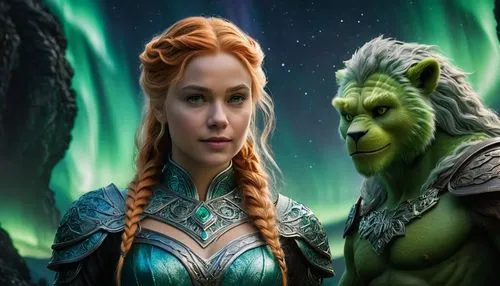 frigga,vondra,warcraft,green aurora,celtic woman,warrior and orc,fantasy picture,valar,thorhild,dagur,aurorae,kree,greenscreen,morgause,etheria,irminsul,esperion,fantasy woman,green mermaid scale,galadriel,Photography,General,Fantasy