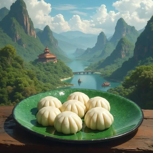 yangshao,baozi,bao,tangyuan,steamed dumplings,baoding