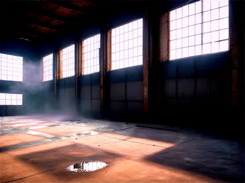 empty factory,warehouse,warehouses,industrial hall,volumetric,warehousing,abandoned factory,empty interior,industrial landscape,hangars,industrial smoke,factory hall,dogpatch,pinhole,industrial ruin,freight depot,empty hall,old factory,brickworks,dilapidation,Conceptual Art,Daily,Daily 19