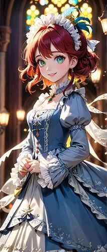 kolken,sun bride,meyrin,alpana,marguerite,baroque angel,Anime,Anime,Cartoon