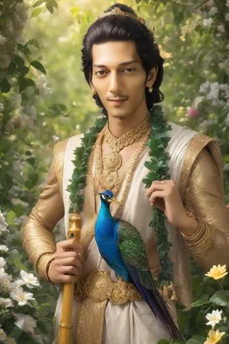 persian poet,krishna,aladha,male elf,ramayan,from persian shah,jaya,jawaharlal,janmastami,radha,king caudata,khoresh,male character,bansuri,iranian nowruz,zoroastrian novruz,hare krishna,fantasy picture,shehnai,aladin,Photography,Realistic