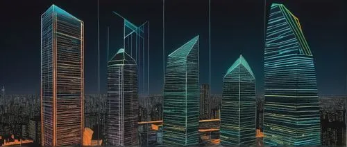 skyscrapers,urban towers,monoliths,ctbuh,skyscapers,supertall,glass facades,cybercity,international towers,futuristic architecture,electric tower,barad,highrises,high rises,capcities,glass facade,tall buildings,power towers,sky space concept,towers,Art,Artistic Painting,Artistic Painting 08