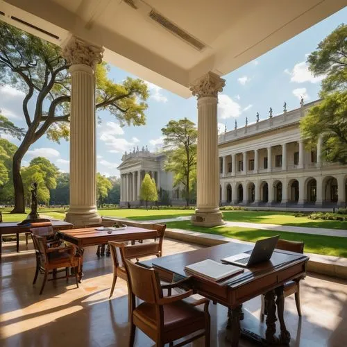 peristyle,caltech,villa cortine palace,colonnades,academica,uct,zappeion,tulane,dolmabahce,athenaeum,colonnade,iese,stanford university,philbrook,kimbell,villa borghese,universitatea,technion,universita,instituto,Illustration,Realistic Fantasy,Realistic Fantasy 23