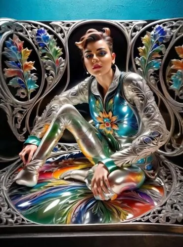 glass painting,artist's mannequin,bodypainting,decorative art,plastic arts,body painting,shashed glass,chinese art,mosaic glass,artistic roller skating,painted guitar,bodypaint,street artists,carousel