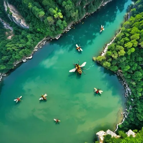 king decebalus,decebalus,danube gorge,neretva,canoers,river rafting,gorges of the danube,kayakers,plitvice,floating on the river,canoeists,slovenia,kravice,bosnia,canoer,gorges du verdon,huasteca,jablanica,raft,river landscape,Illustration,Abstract Fantasy,Abstract Fantasy 23