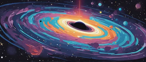 spiral galaxy,black hole,messier 20,galaxy collision,saturnrings,bar spiral galaxy,messier 17,spiral nebula,messier 8,galaxy soho,colorful spiral,cosmic eye,galaxy,space art,messier 82,supernova,interstellar bow wave,wormhole,cosmos,m57,Illustration,Japanese style,Japanese Style 07