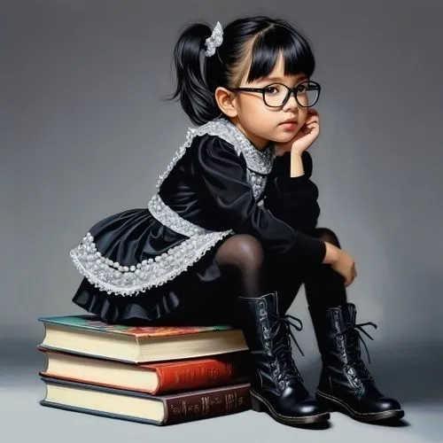 little girl reading,girl studying,reading glasses,child with a book,child portrait,librarian,bookworm,scholar,tutor,girl portrait,girl sitting,book glasses,girl in a historic way,schoolgirl,girl drawi