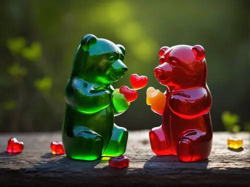 gummy bears,gummybears,gummy bear,valentine bears,bears,bear cubs,jelly babies,cute bear,gummies,the bears,bear market,wooden toys,teddy bears,teddies,bear bow,jigsaw puzzle,green animals,salt and pepper shakers,ice bears,romantic scene,Conceptual Art,Fantasy,Fantasy 16