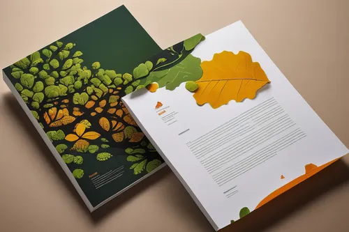 Craft creative and eye-catching letterhead templates inspired by nature.,autumn leaf paper,annual report,white paper,brochure,brochures,flat design,commercial packaging,autumn theme,landing page,autum