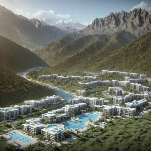 building valley,danyang eight scenic,kemer,eco hotel,mountain valley,hotel complex,huashan,the golf valley,green valley,yuanyang,bogart village,atlas mountains,tigers nest,dalian,fethiye,mount wilson,antalya,skyscapers,new housing development,huangshan maofeng