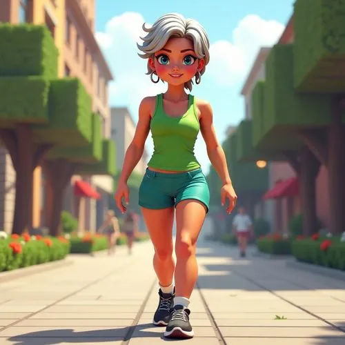 female runner,adrien,running,rollergirl,jogging,marathoner