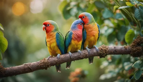 parrot couple,golden parakeets,passerine parrots,couple macaw,sun conures,colorful birds,yellow-green parrots,tropical birds,rare parrots,rainbow lorikeets,parrots,macaws of south america,edible parrots,lorikeets,birds on a branch,macaws,sun parakeet,parakeets,birds on branch,bird couple,Photography,General,Cinematic