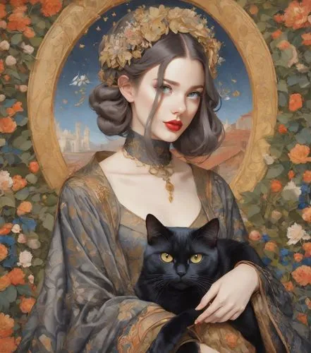 tretchikoff,gothic portrait,viveros,vanderhorst,salem,morgana,Digital Art,Anime