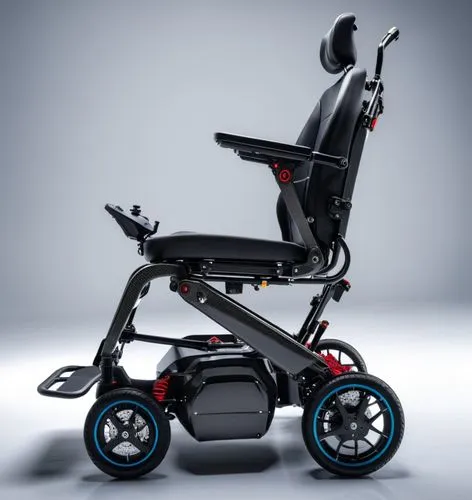 一辆碳纤维电动轮椅车
,a small, black motor scooter with two wheels,wheelchair,wheel chair,wheelchairs,pushchair,stroller,cybex,Photography,General,Realistic