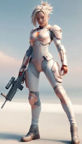 futuristic armor suit,a woman wearing a futuristic outfit holding a gun,spaceguard,anakara,xeelee,turrican,liora,heavy object,Photography,General,Commercial