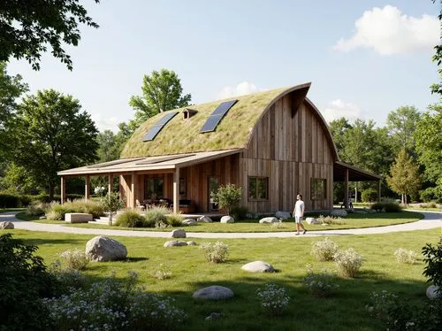 ecovillages,passivhaus,ecovillage,3d rendering,grass roof,greenhut,render,cohousing,log home,danish house,timber house,barnhouse,sketchup,revit,solarcity,landhaus,piglet barn,glickenhaus,log cabin,country cottage