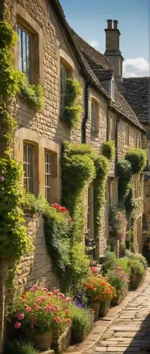 cotswolds,cotswold,bibury,burford,bourton,longnor,townscapes,townhouses,helmsley,cottages,cotherstone,row of houses,stone houses,grassington,tetbury,kleinburg,hartington,kettlewell,corsham,oakworth,Illustration,American Style,American Style 15