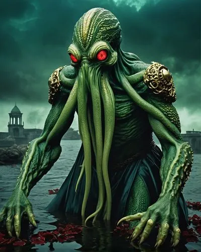 green algae,the ugly swamp,calamari,sea monsters,kraken,three eyed monster,sea god,god of the sea,algae,sea man,hag,thames trader,noorderleech,cuthulu,sea devil,patrol,alga,whaler,three-lobed slime,the people in the sea,Art,Artistic Painting,Artistic Painting 07