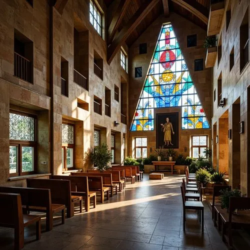 christ chapel,narthex,monastery israel,holy spirit hospital,sewanee,presbytery,interior view,monastic,the interior,maryknoll,interior,motherhouse,montreat,cloistered,taize,pcusa,stained glass windows,pilgrimage chapel,seminary,clerestory