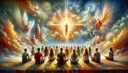 pentecost,divine healing energy,global oneness,ascension,spirituality,the pillar of light,spiritual environment,connectedness,contemporary witnesses,spiritualism,sacred art,twelve apostle,enlightenmen