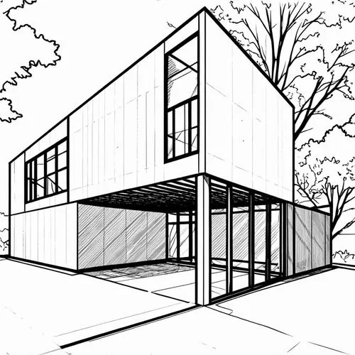 sketchup,revit,house drawing,passivhaus,line drawing,reclad,office line art,coloring page,mies,renderings,school design,cantilevers,houses clipart,coreldraw,coloring pages,3d rendering,rietveld,neutra,prefabricated buildings,duplexes,Design Sketch,Design Sketch,Rough Outline