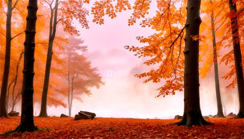 autumn background,autumn forest,cartoon video game background,autumn scenery,autumn frame,autumn idyll,forest background,autumn landscape,foggy forest,fall landscape,autumn fog,autumn trees,deciduous forest,the autumn,autumn day,autumn walk,forest landscape,autumn theme,autumn,nature background,Conceptual Art,Fantasy,Fantasy 23