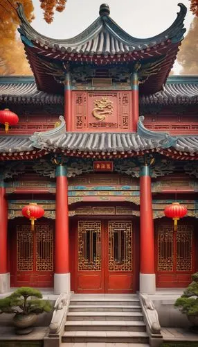 asian architecture,hall of supreme harmony,buddha tooth relic temple,soochow,jingshan,shuozhou,wudang,chaozhou,qufu,buddhist temple,hengdian,shijingshan,zhaozhou,shaoxing,suzhou,soochow university,wuxi,linzhou,hanging temple,qingcheng,Illustration,Retro,Retro 08