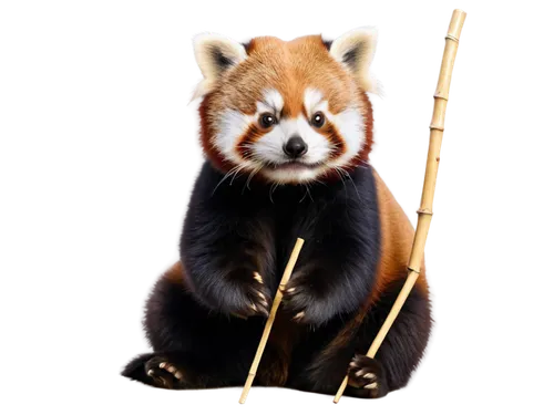 bamboo flute,red panda,erhu,pan flute,bamboo,berimbau,bansuri,shakuhachi,block flute,flautist,panpipe,pandabear,enokitake,flute,traditional japanese musical instruments,shamisen,bamboo frame,eskrima,tin whistle,chopstick,Illustration,Retro,Retro 20