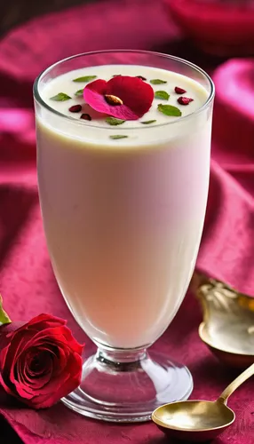 sheer khurma,syllabub,crème anglaise,zabaione,kheer,white chocolate mousse,cream liqueur,falooda,lassi,vichyssoise,siam rose ginger,pisco sour,pisco,advocaat,panna cotta,raita,pannacotta,coconut custard,chinese rose marshmallow,avgolemono,Photography,General,Realistic