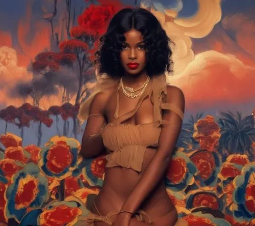 kelis,amerie,navys,tropico,desert rose,amerykah,Illustration,Realistic Fantasy,Realistic Fantasy 21