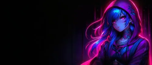 hisako,neon light,ultraviolet,purple wallpaper,neon lights,kda